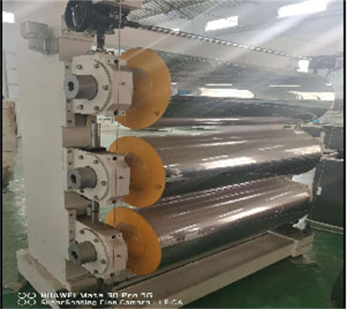 ABS, PVC, PP, PE Thick Plate Sheet Extrusion Production Line Equipment3